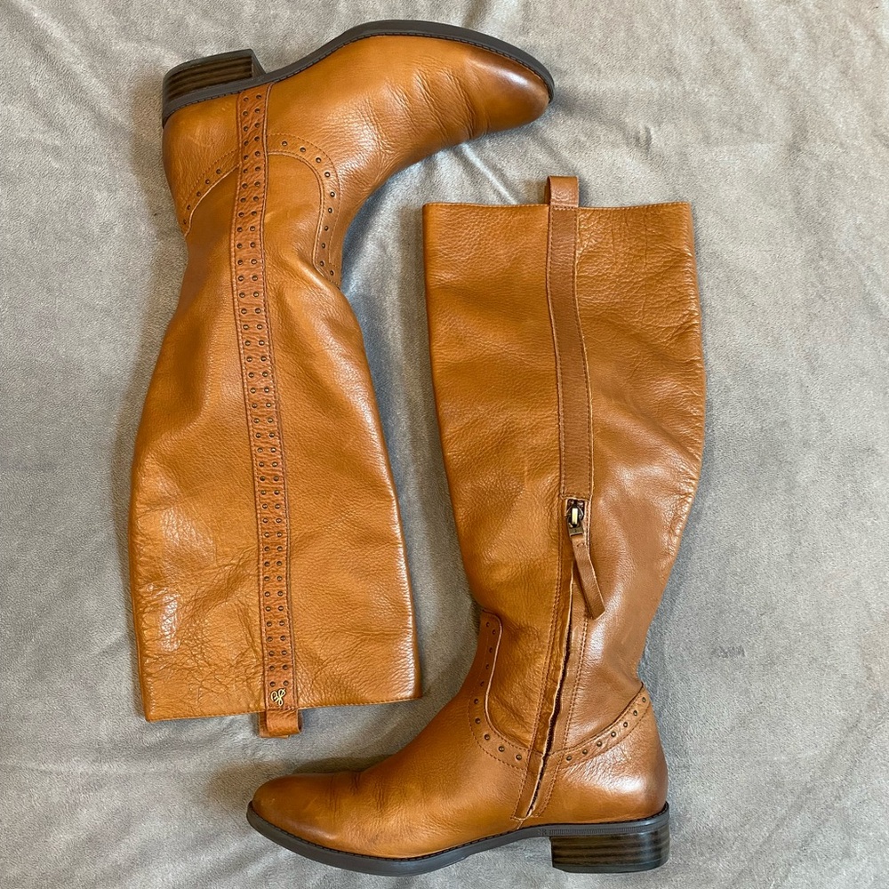 Sam Edelman Tan Leather Boots